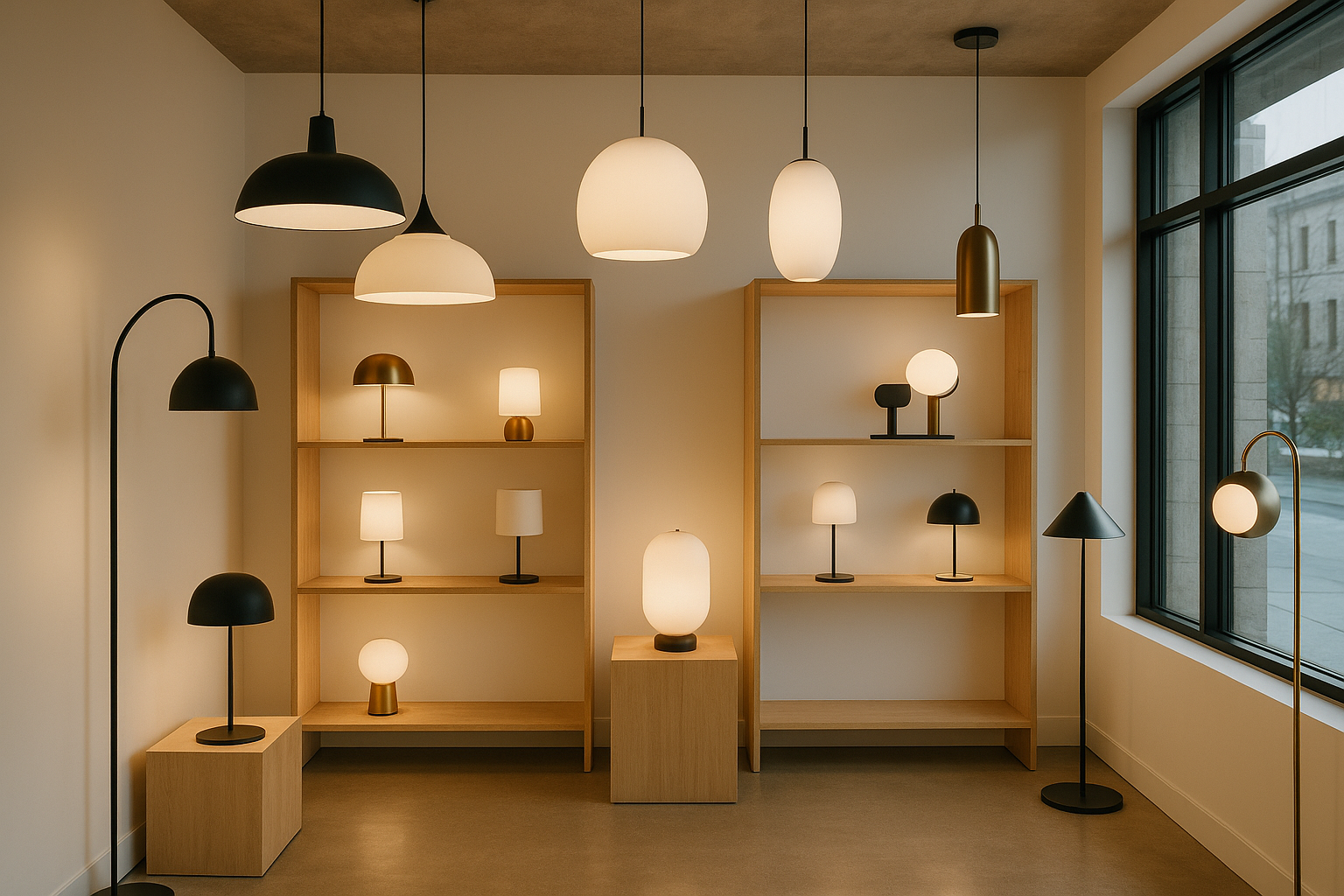 Modern lamp store